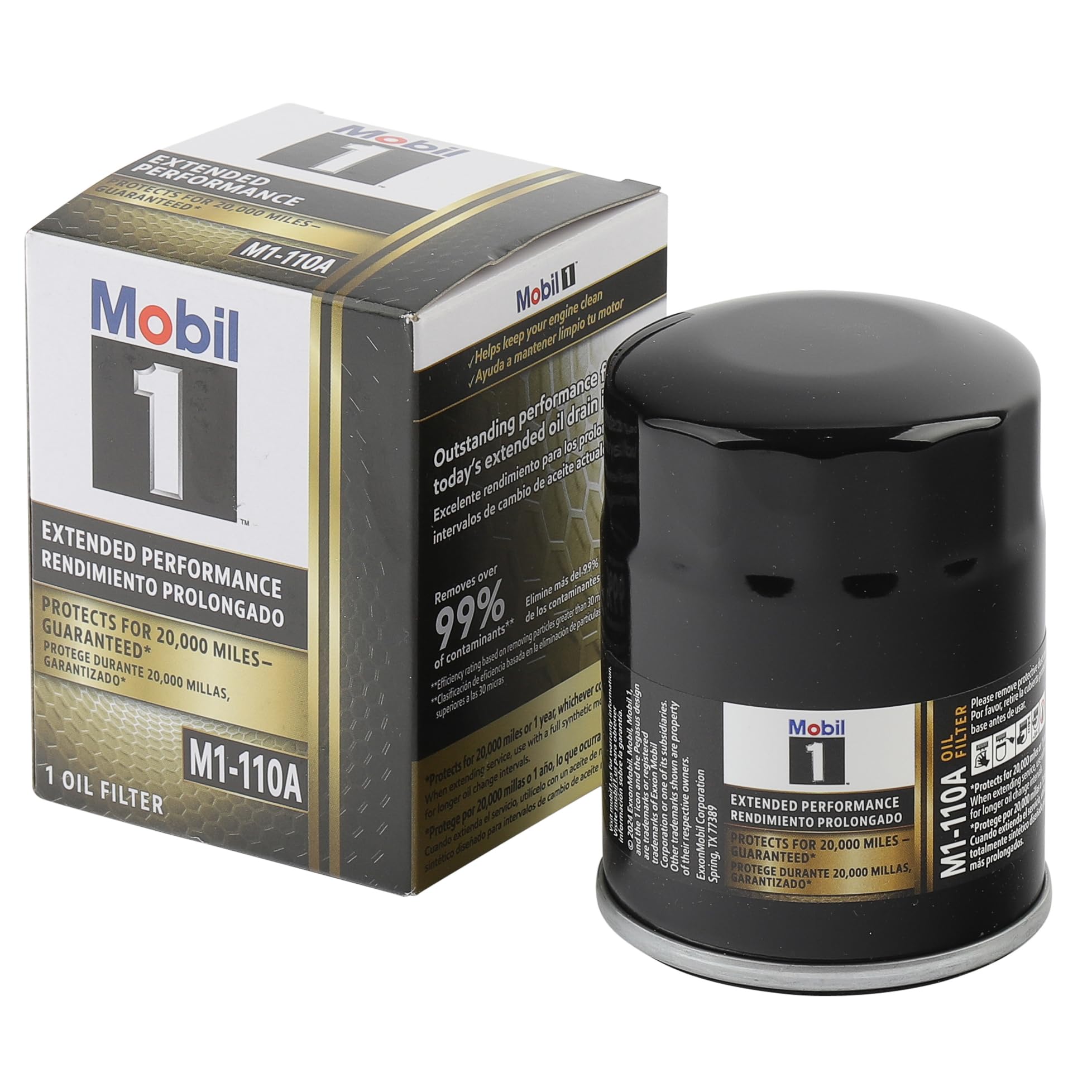 Mobil 1 M1-110A Extended Performance Spin On Oil Filter - (Pack of 2)