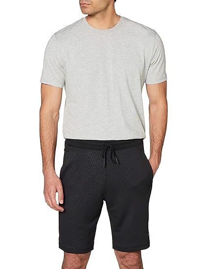 Men's Boxer Regular Polyester Work Utility Shorts (52012701 Black_S)