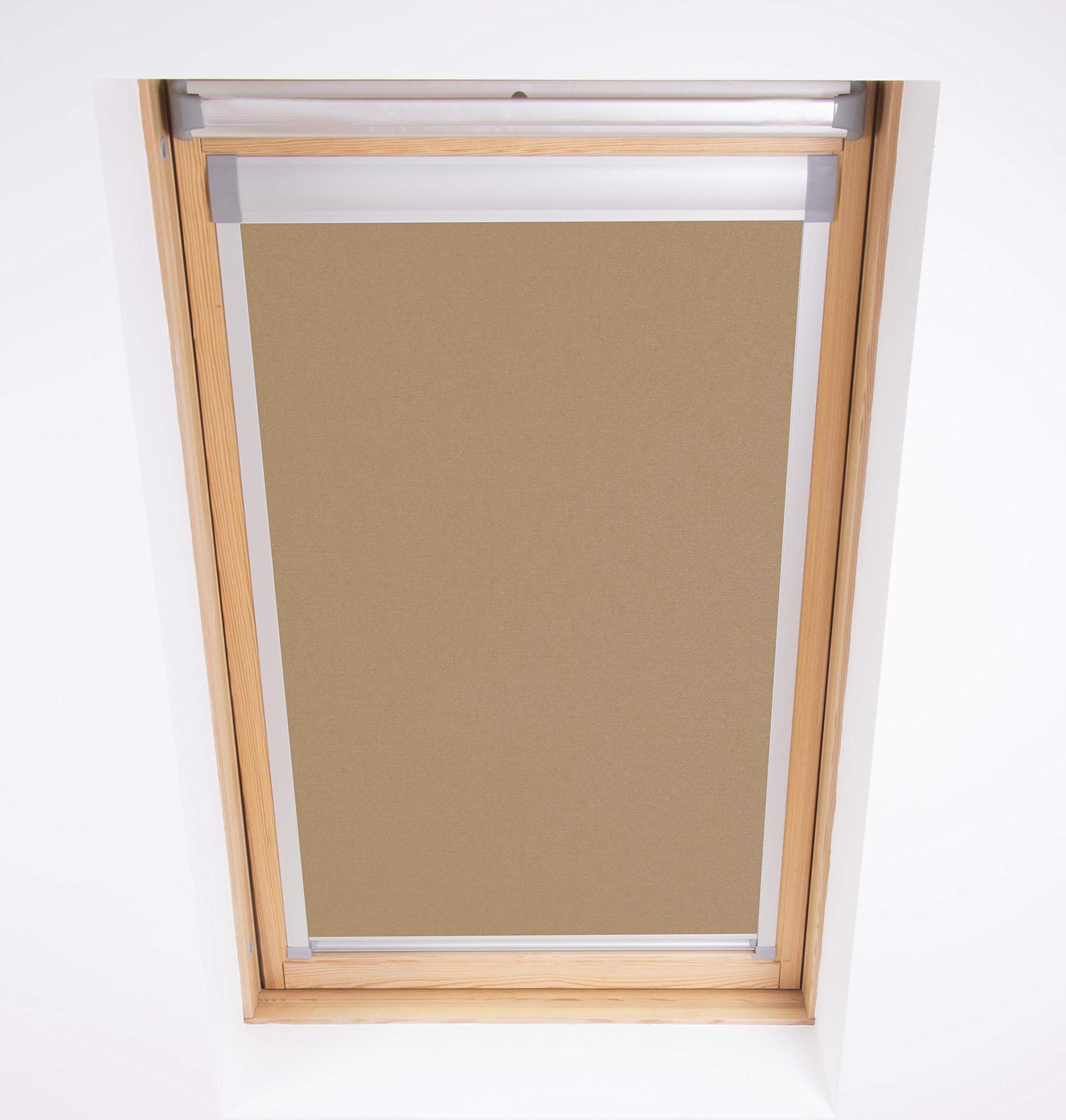 BLACKOUT ROLLER BLIND FOR DAKSTRA WINDOWS (S6A, COCOA)