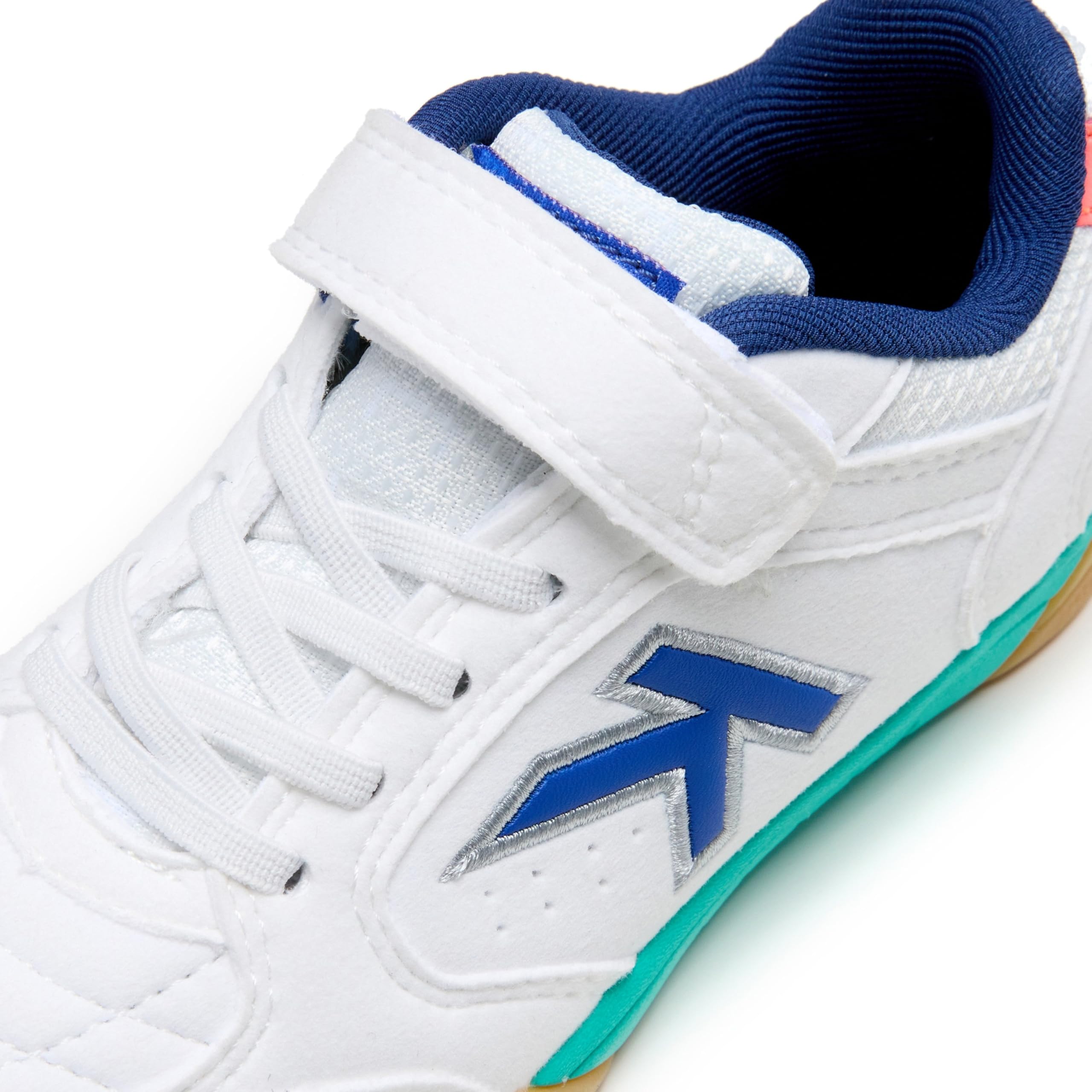 KELME Zapatillas De Fútbol Sala De Niño Precision Elastic Blanco