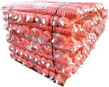 Sandbaggy 4 Ft by 100 Ft Orange Safety Barrier Fence - Plastic Snow Temporary 100 Rolls