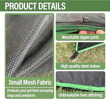 Pawtenda Dome Cat Tent with Storage Bag, Portable for Cat, Rabbit, Puppy