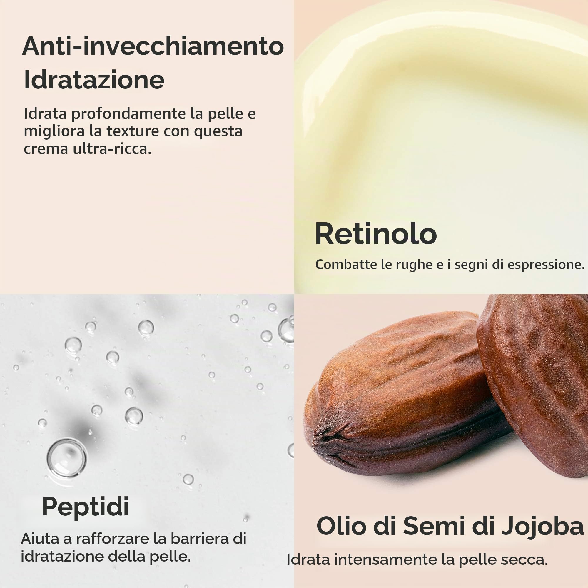 Paula's Choice RESIST Anti-Aging Crema Notte Riparatrice Intensa - Crema Idratante Attenua Linee Sottili e Rughe - con Retinolo e Niacinamide - Pelle Secca - 50 ml | Riduce rughe e macchie pigmentate, favorisce una carnagione luminosa, ideale per pelli se