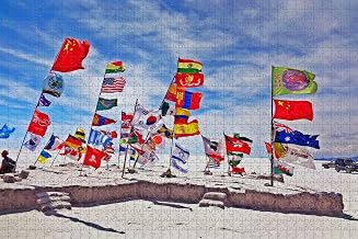 1000 Pieces Jigsaw Puzzle for Adults Salt Mirror Uyuni Bolivia Wooden Travel Souvenir