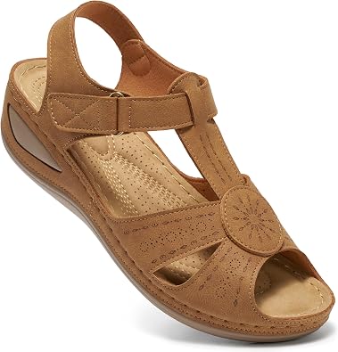 Alicegana Sandals Women Dressy Wedges Comfortable Platform Shoes