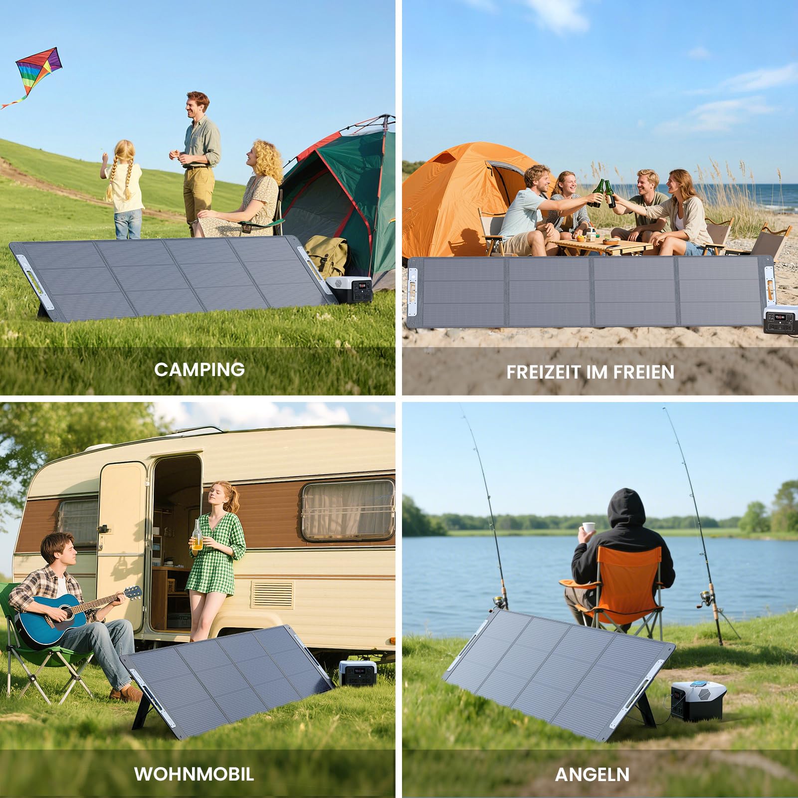 220W 19.8V Tragbares Solarpanel,N-Type 16BB Faltbar Monokristalline Solarmodule für Tragbare Powerstation,Photovoltaik Modul Solaranlage für Outdoor Garten Balkon Wohnwagen Camping