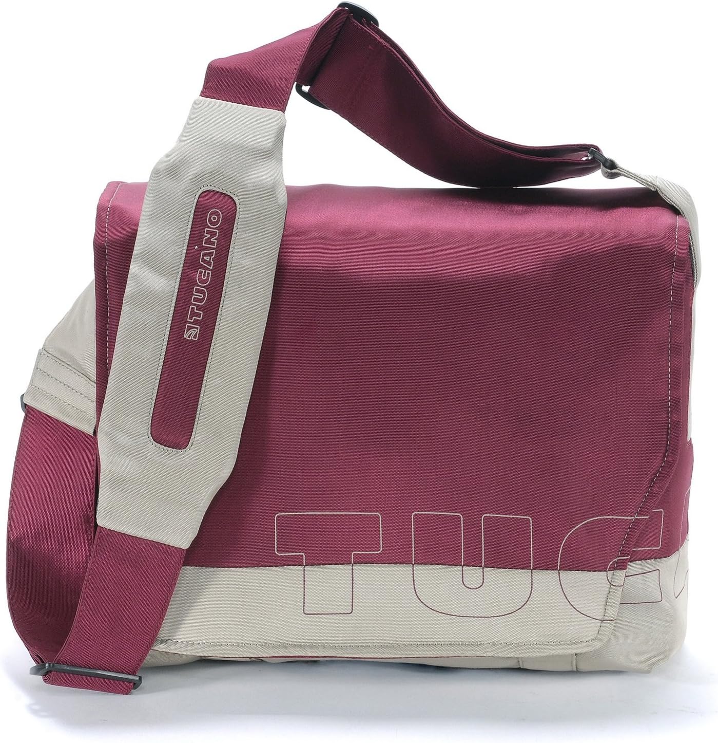 TucanoMotion Messenger Bag for MacBook Pro 15.4 inch Notebooks up to 15.4 inch Bordeaux