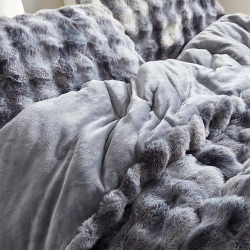 Miniatura 3 de Byourbed Beary Soft Coma Inducer Juego de edredón extragrande King - Oso negro glaciar