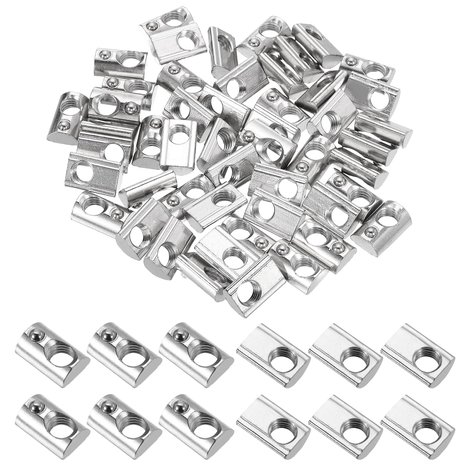 PATIKIL M10 Half Round Roll in Spring t Nuts