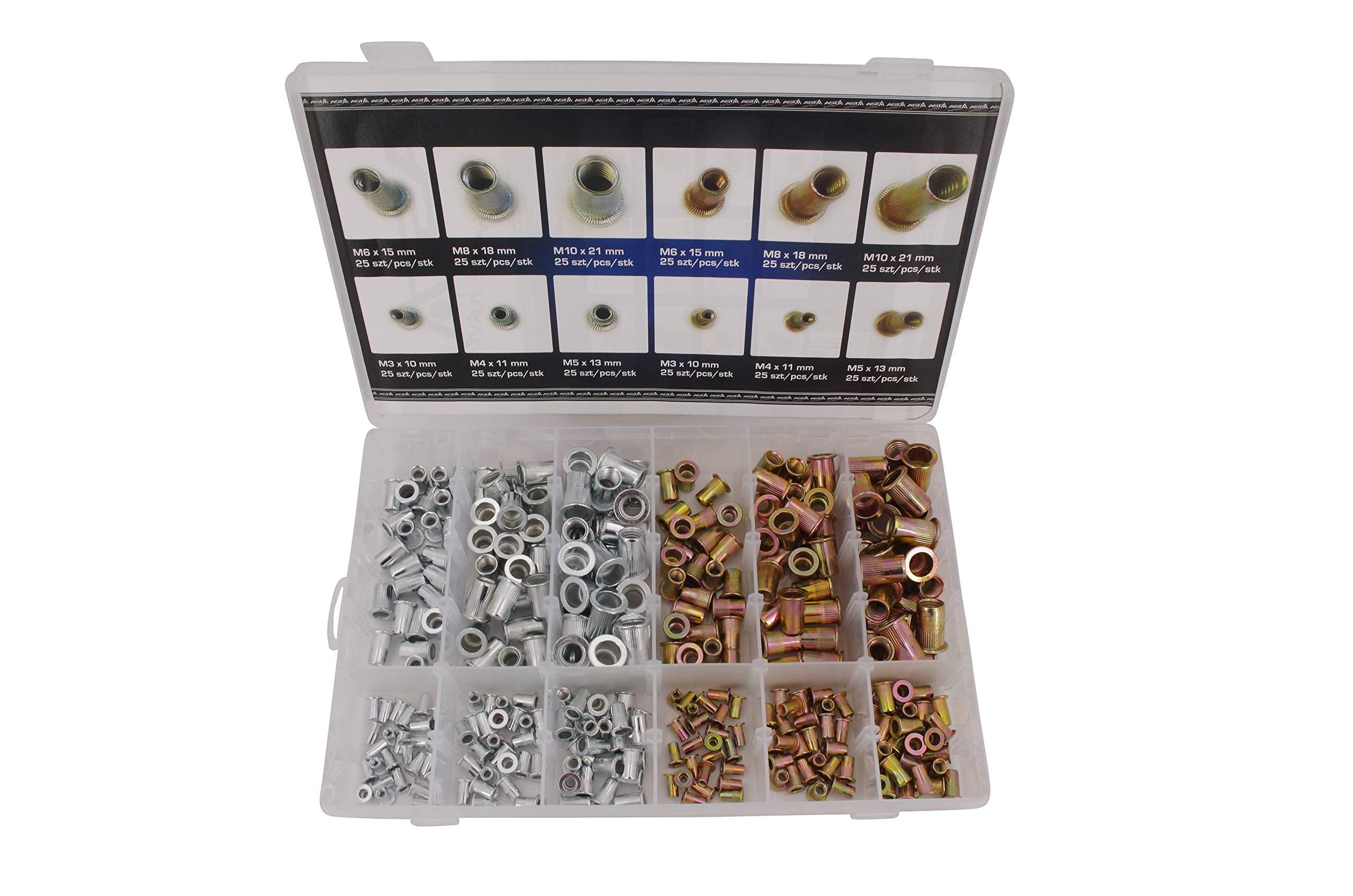 Confezione Da 200 Dadi Per Rivetti Ciechi In Alluminio M6 YMYNY - Foto 11