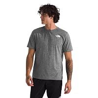 THE NORTH FACE NF0A894BDYY M 24/7 S/S Tee Reg T-Shirt Uomo TNF Medium Grey Heather Taglia XXL