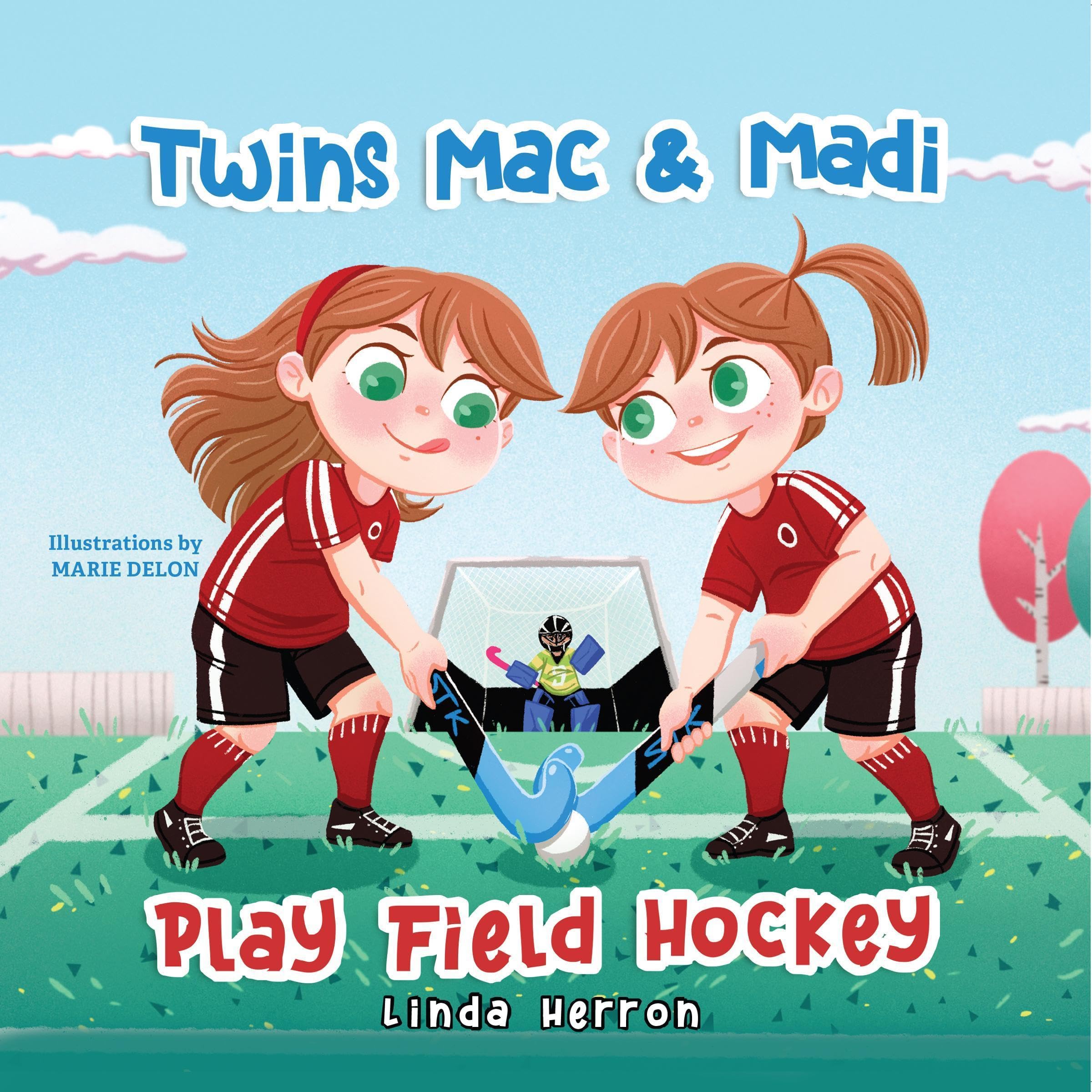Twins Mac & Madi Play Field Hockey