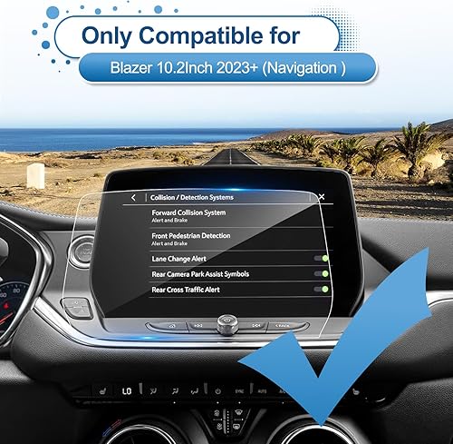 Miniatura 2 de Protector de pantalla Chevy Blazer 2023 2024 para Chevrolet Blazer (2LT3LTRSPremier) pantalla táctil de 10.2 pulgadas, vidrio templado 2023 Blazer