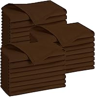 Vista 19 de 12 servilletas de Utopia de tela de alta calidad, 60% algodón, 40% poliéster, suaves y duraderas, bordes fabricados por expertos, generoso