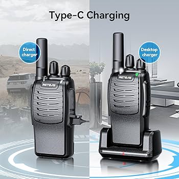 Amazon.com: Retevis H-777 Walkie Talkies Rechargeable, 2 Way