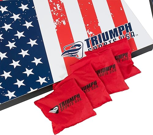 Miniatura 14 de Juegos prémium de 2 x 3 para jugar al cornhole, opciones LED disponibles, 8 bolsas de granos para lanzar y también incluye los tableros de cornhole