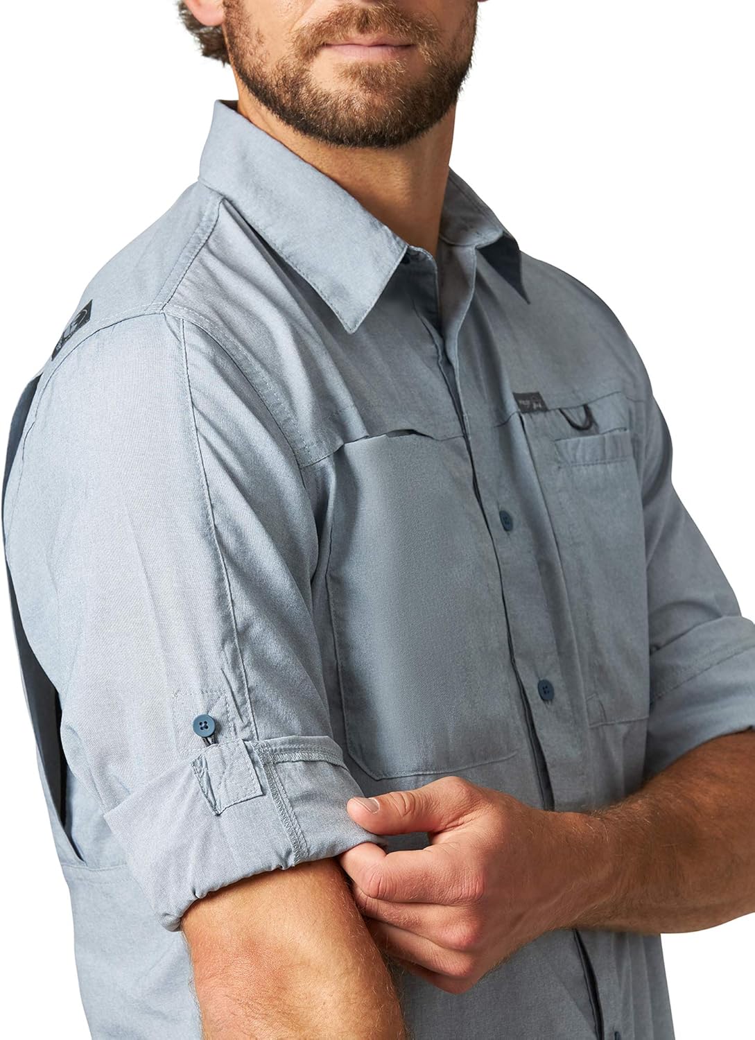 ATG Men's Atg by Wrangler Men's Long Sleeve Hike to Fish Shirt