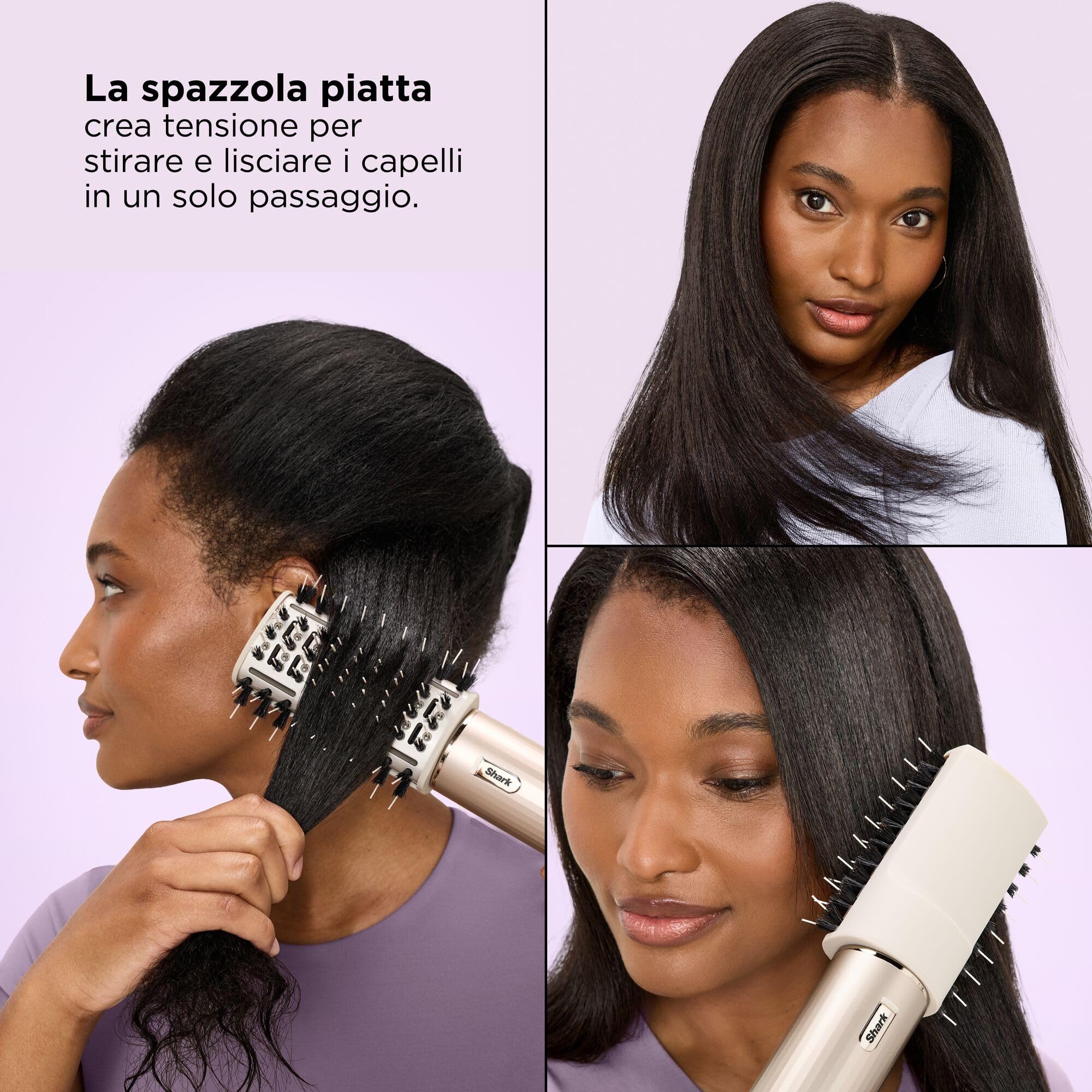 Shark FlexStyle Multi Styler ad Aria Calda e Asciugacapelli con Arricciacapelli Auto-Wrap, Spazzole e Concentratore – Senza Danni da Calore, Styling Versatile, per Tutti i Tipi di Capelli