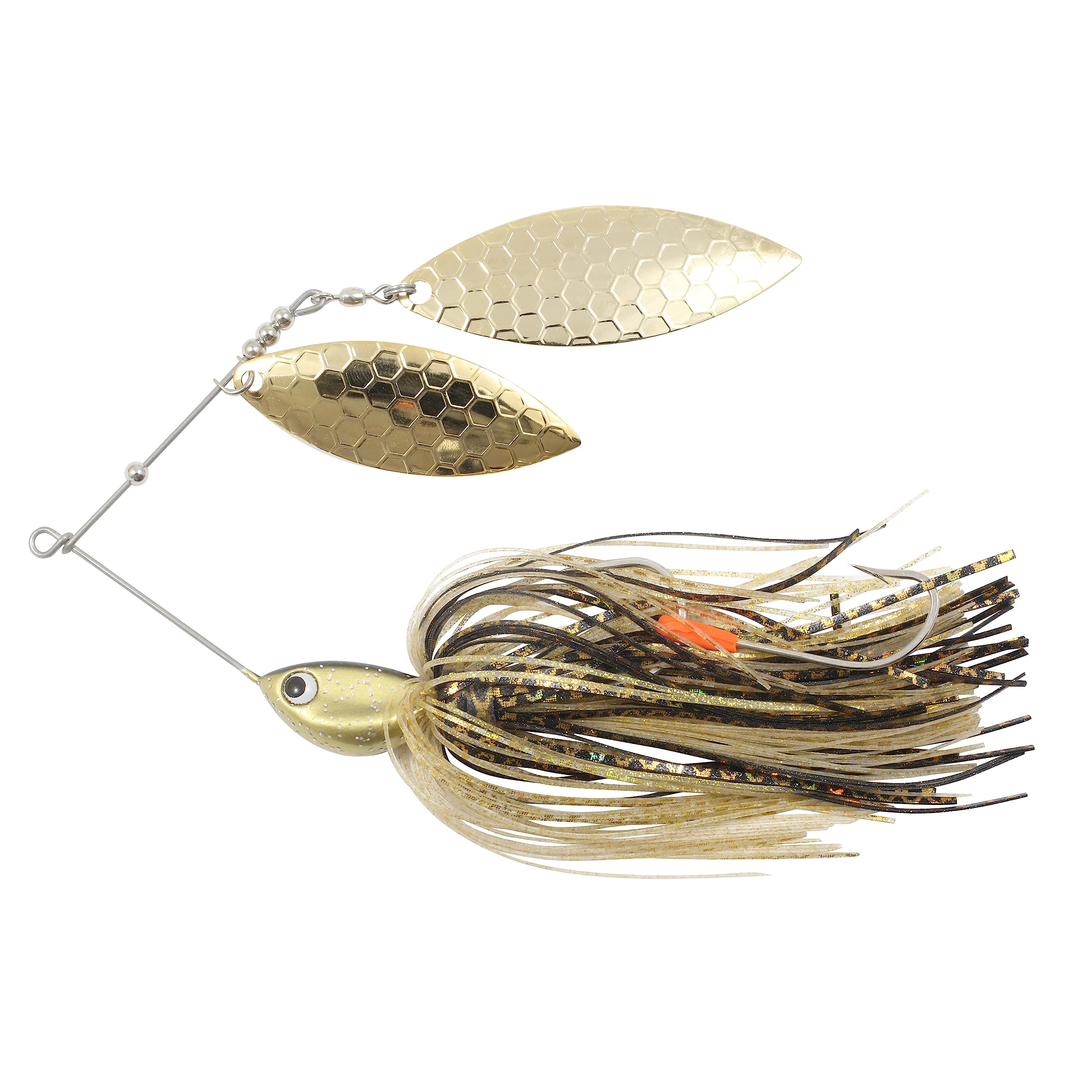 NORTHLAND TACKLE Reed-Runner Magnum SPINNERBAIT / 6" / 3/4 OZ - #4/0 HK/Gold Shiner