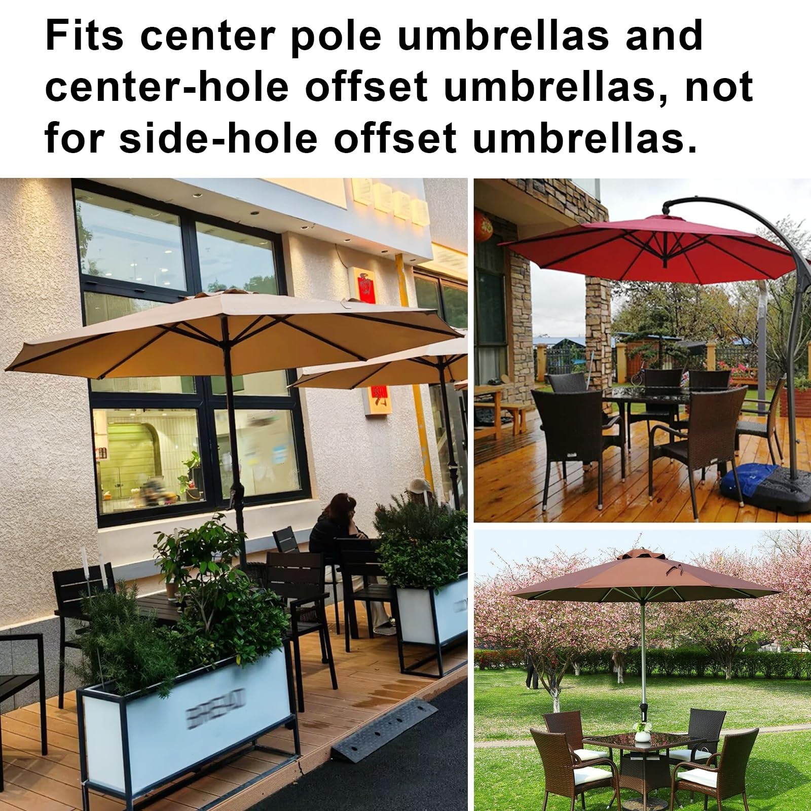 Wymienne Poszycie Parasola 8 Żeber 200-350cm Tkanina na Parasol Ogrodowy | Pokrowiec na Parasol Ogrodowy Okrągła, Gruba Poliester na Taras Balkon Basen, Tylko Tkanina(Wine Red,300cm)