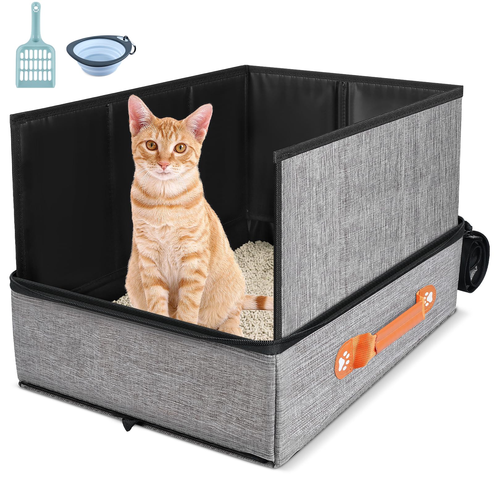 Suzzipaws Travel Litter Box for Cats