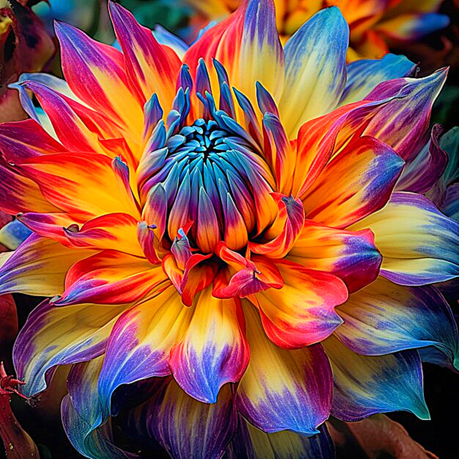 Dahlia Bulbs for Planting,Flowering Rhizome,Excellent Display Indoor Perennial Balcony Garden Bulbs,Dahlia Tubers UK,Dahlia Bulbs Mix-8bulbs-D
