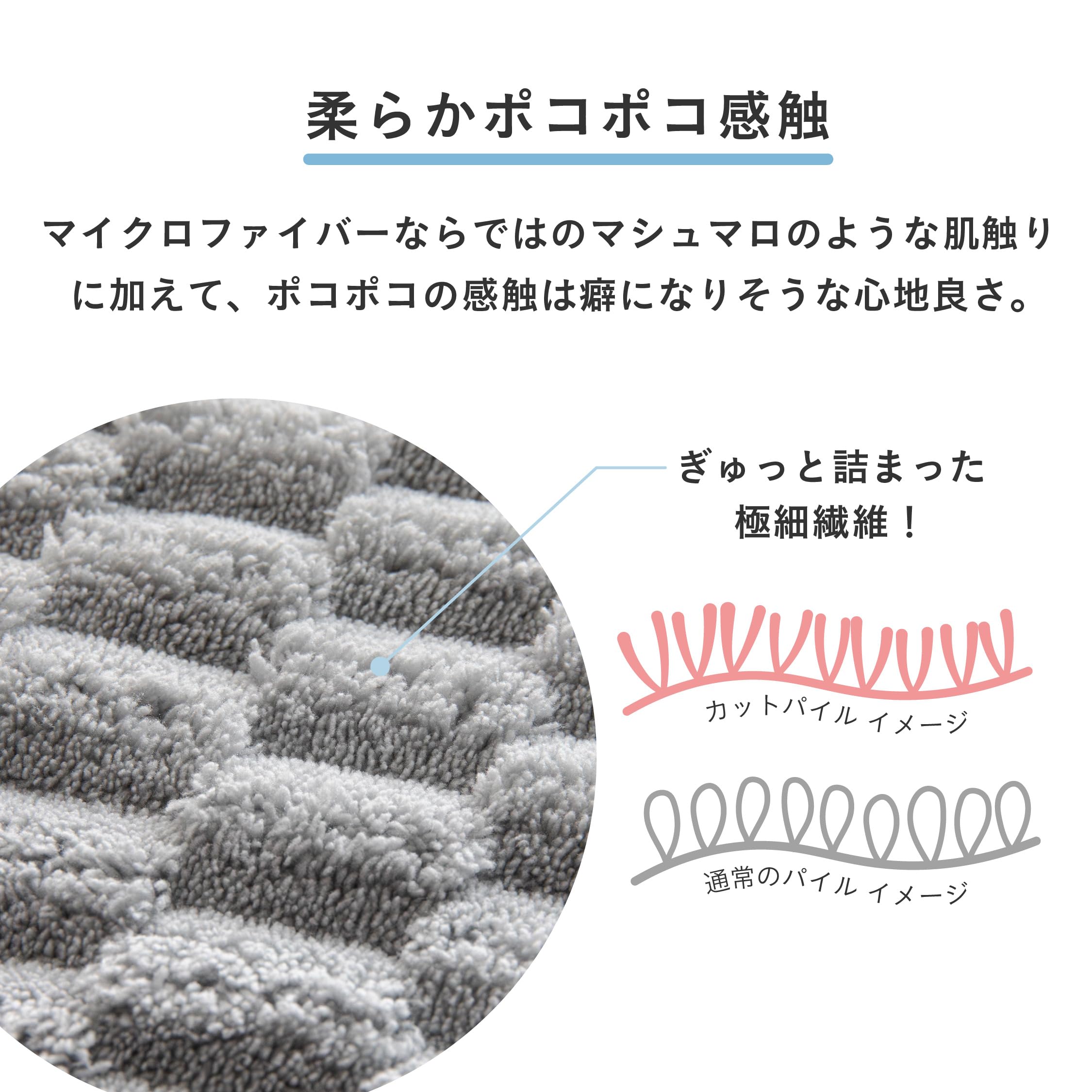 Amazon.co.jp: carari(カラリ) ヘアドライタオル 吸水力[5.7倍]の