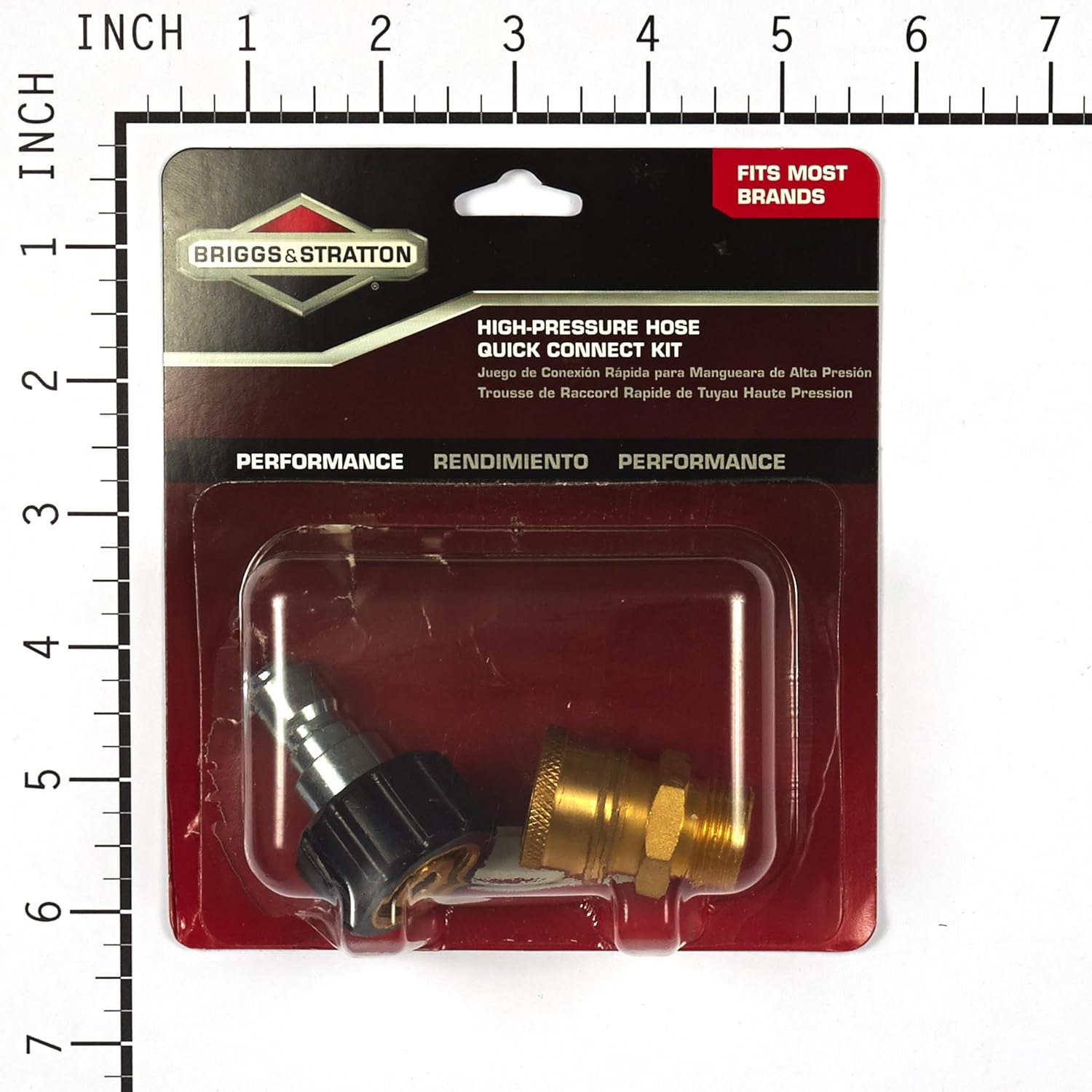 Briggs & Stratton 6191 High Pressure Hose Quick Connect Kit for Pressure Washers,Gold/Black