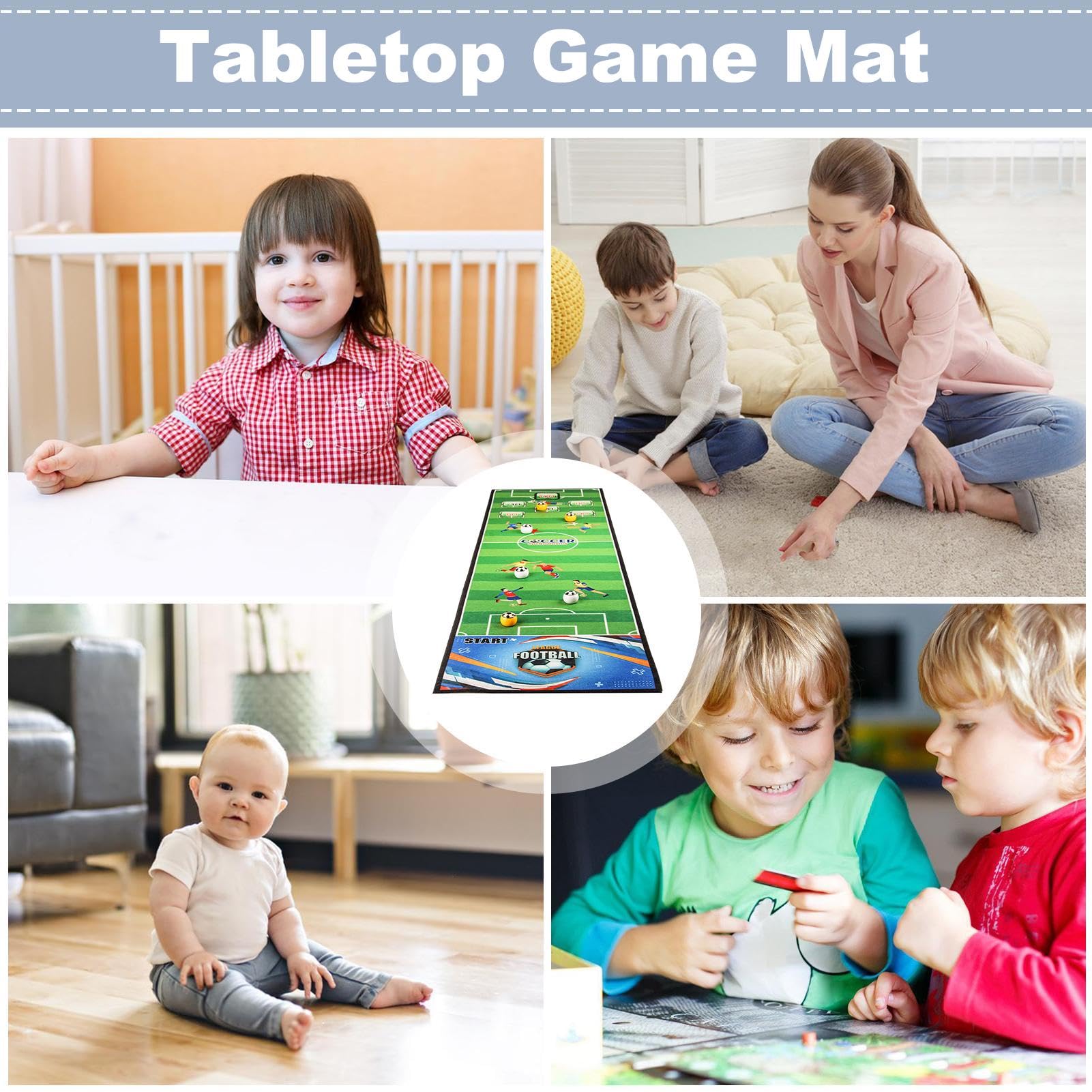 Gioco Da Tavolo Bowling Da Interno In Velluto E PP – Set Portatile Avvolgibile Con Palline E Birilli, Per Famiglie E Bambini - 5