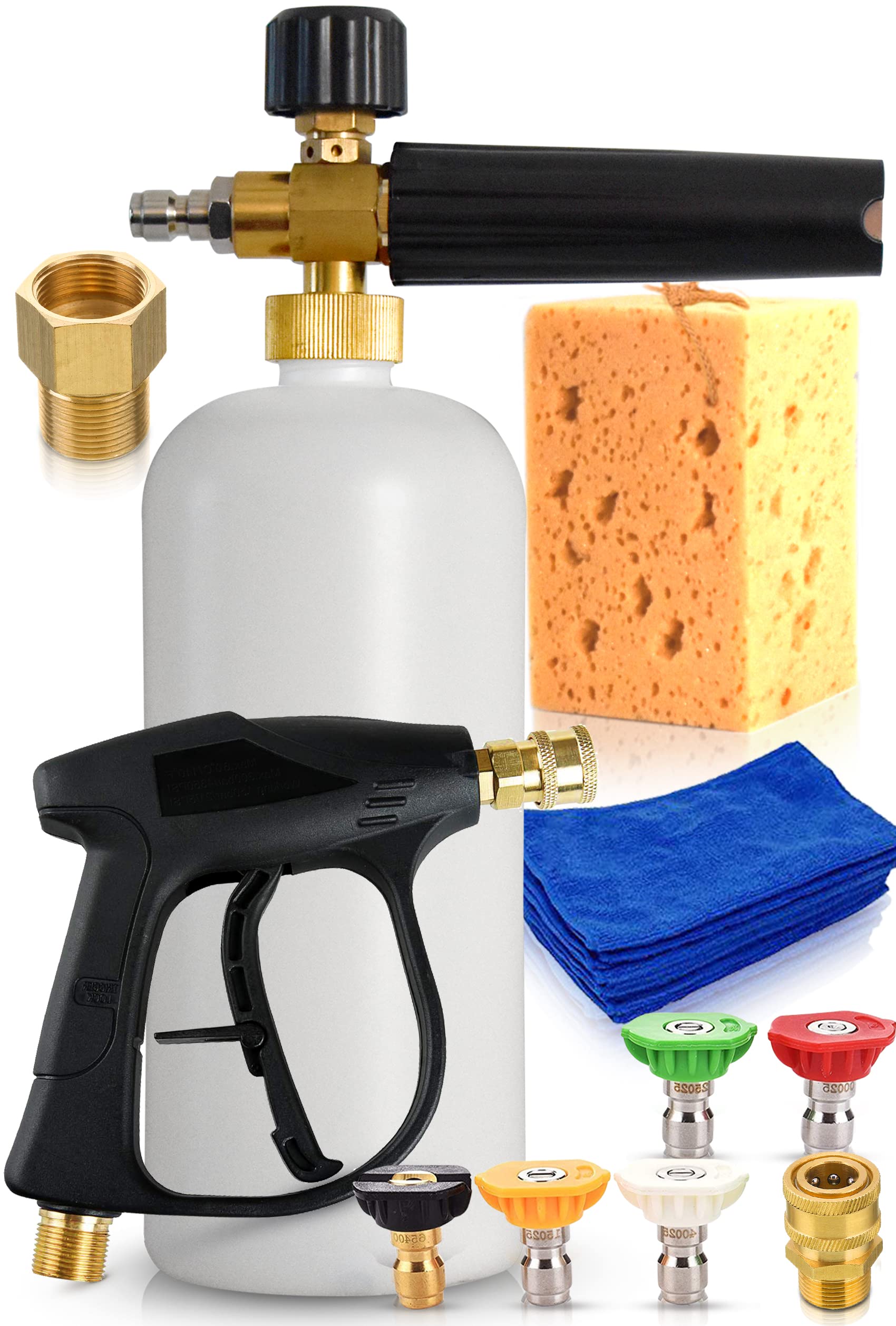 Scuddles Foam Cannon Snow Foam Lance with 1/4" Quick Connector, 5