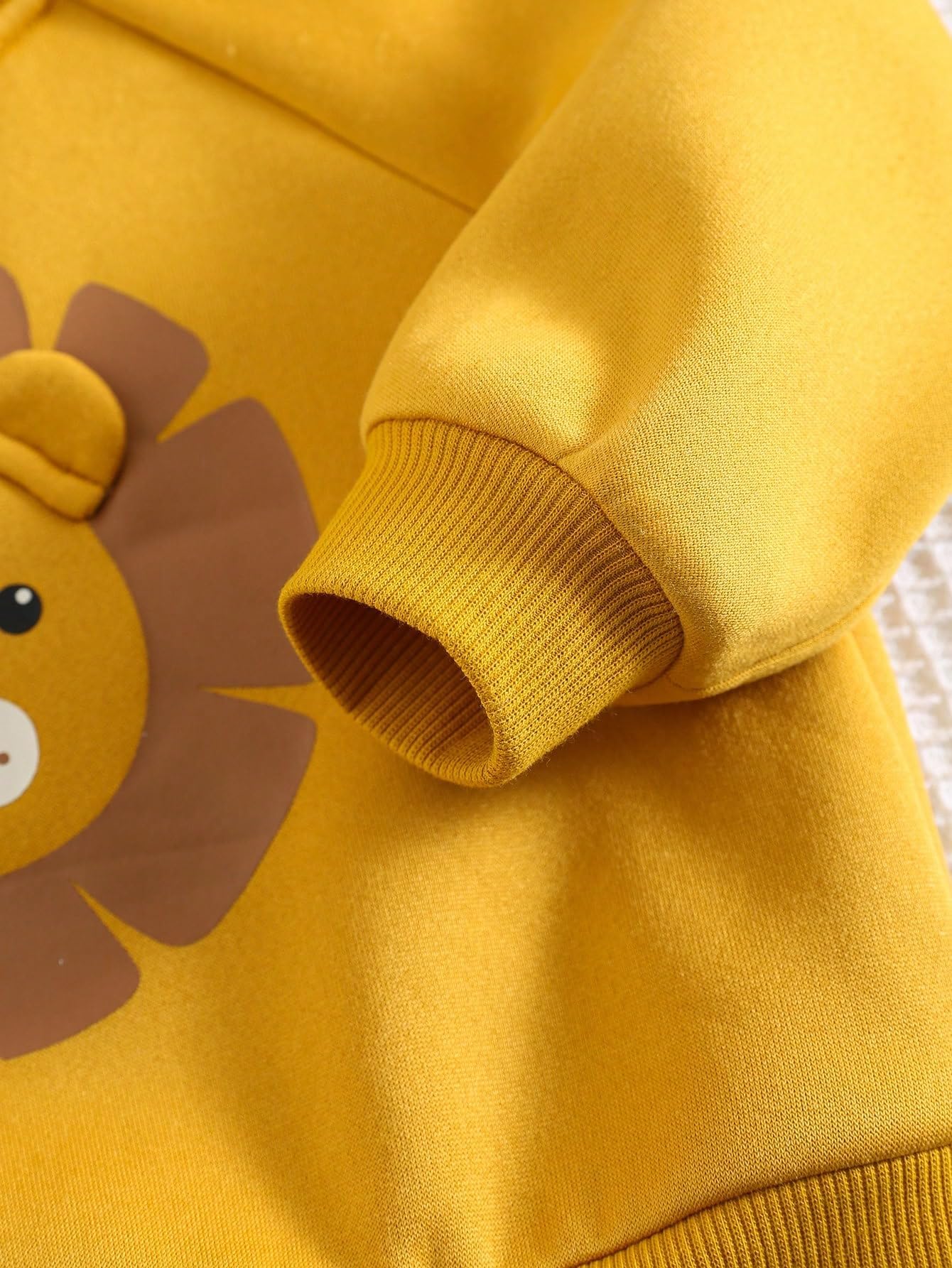 Lymio Kids Sweatshirt | Sweatshirt for Kids | Comfortable Boys T-Shirt | Unisex Baby Full Sleeve Top(Kids-03-Yellow) | Age 2-3 Years 4