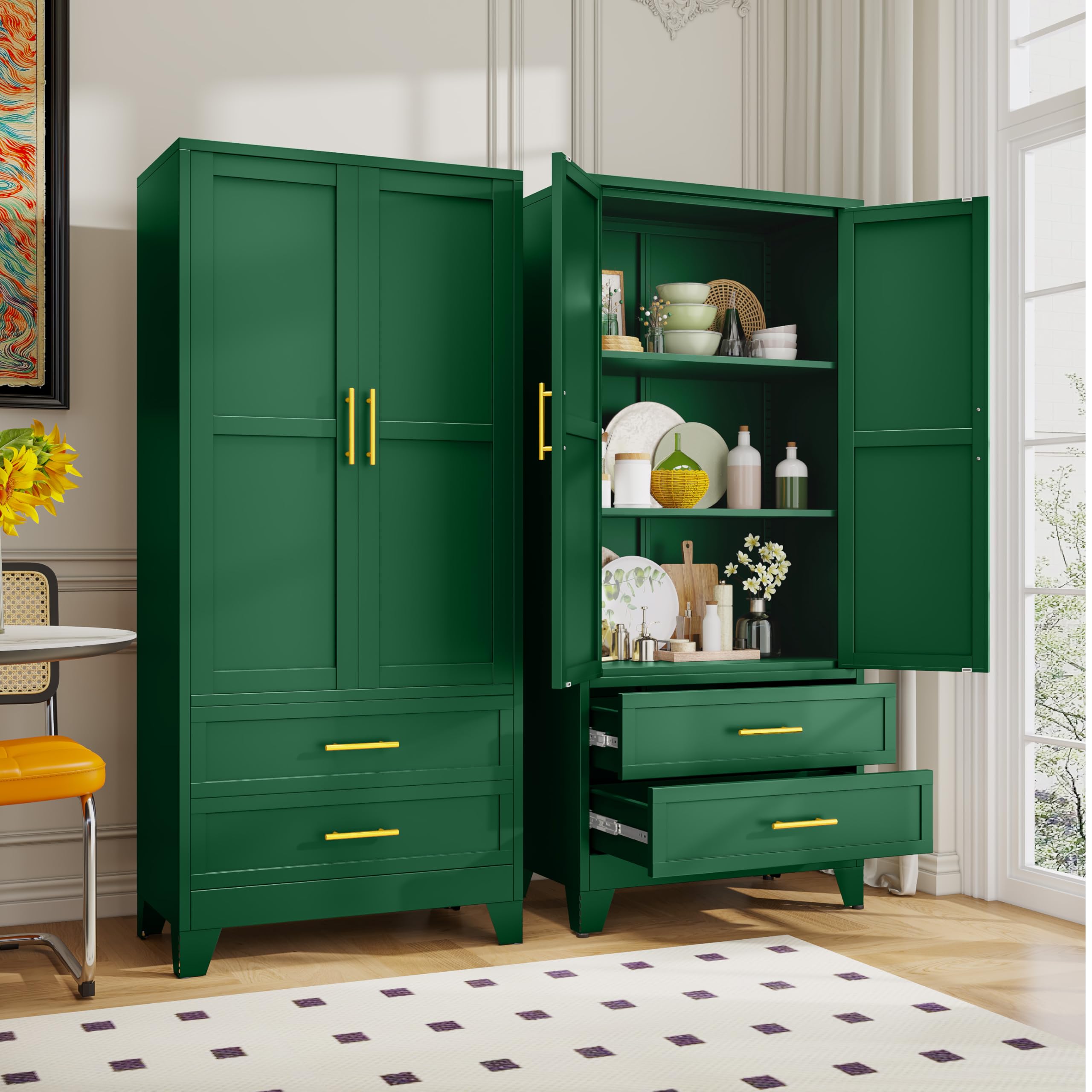Amazon.com: GAIOUS Steel Pantry Cabinet, 71