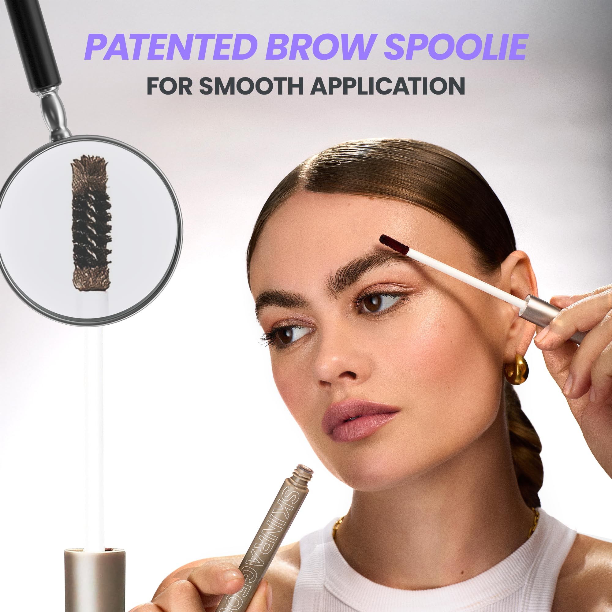 Wonderskin Brow/Do Eyebrow Gel Topper, Skinrageous All-Day Eyebrow Tint Mascara, Long-Lasting - Image 4