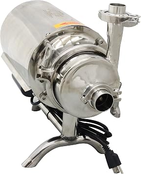 TECHTONGDA 3T/H Sanitary Grade Beverage Pump Stainless Steel Liquid Transfer Machine Food Grade Centrifugal Pump