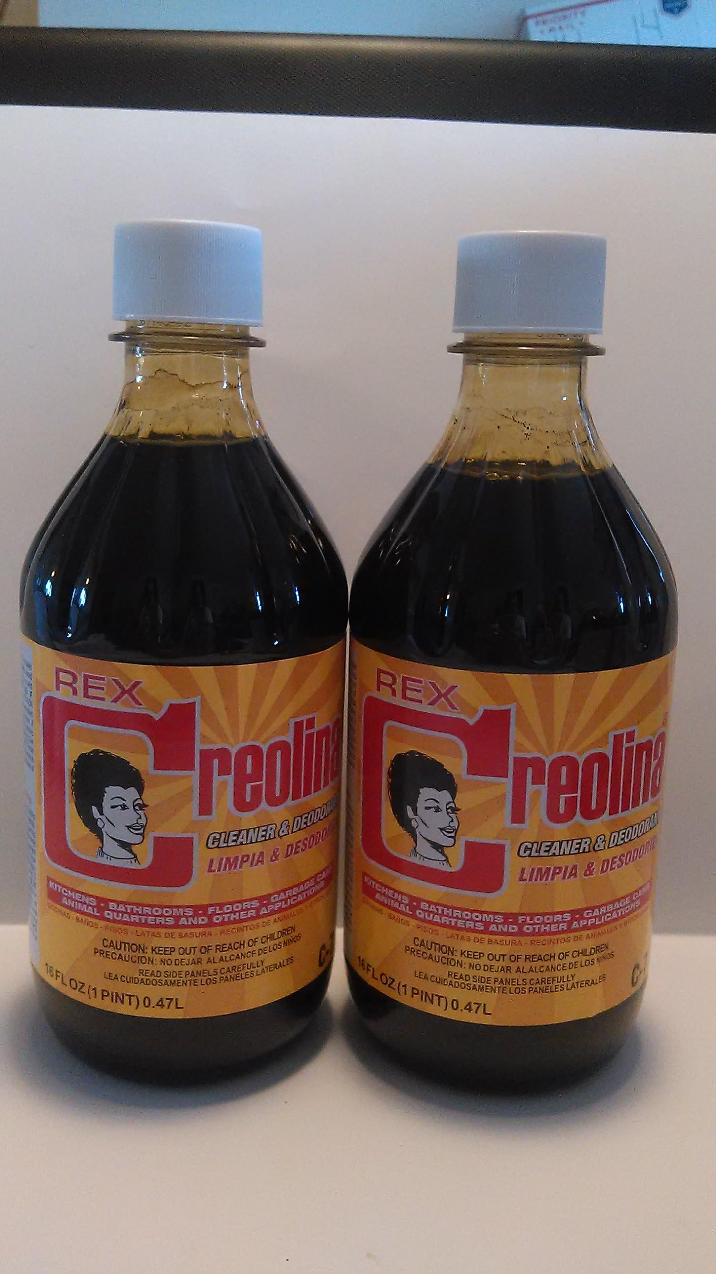 CREOLINA Cleaner Odor Remover Coal Tar Deodorant 16oz.Bottle 2-Pack