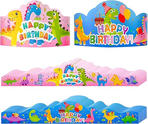 Waenerec 30 coronas de cumpleaños ajustables para el aula, lindos sombreros de cumpleaños coloridos de papel para niños disponible en Yaxa Venezuela