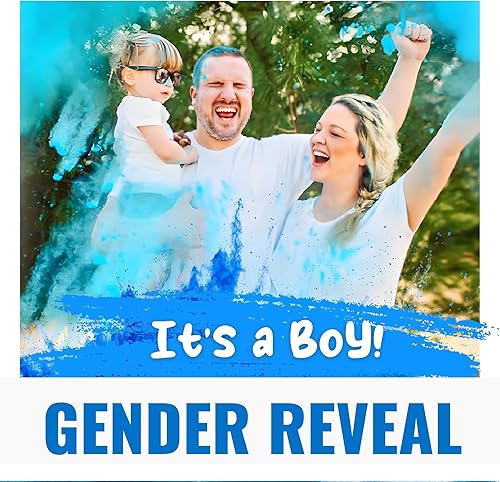 Miniatura 4 de Color Blaze Polvo de color para revelación del género del bebé, 10 libras de polvo de color azul, para niño, uso en pistolas de color, agotamiento