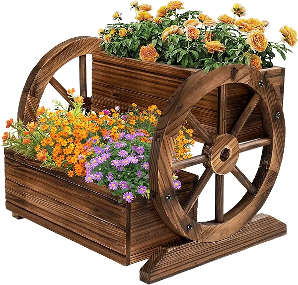 LIQING Garden Decor，Planter for Outdoor Plants - Outdoor Decor Planters for Flowers and Vegetables - Premium Stylish Patio, Balcony, Porch Decor (XXL)
