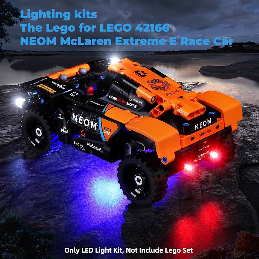 Amazon.com: Rorliny LED Light Kit for Lego-42166 NEOM McLaren