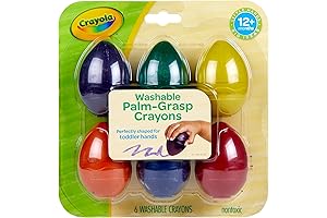 Crayola Crayons Designed for Easy Grip by 1-Year-Old Toddlers, Washable