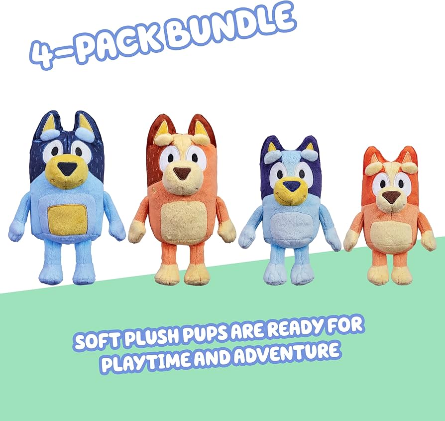 ⭐︎最終お値下げ⭐︎ブルーイ ぬいぐるみ ファミリー＋いとこセット