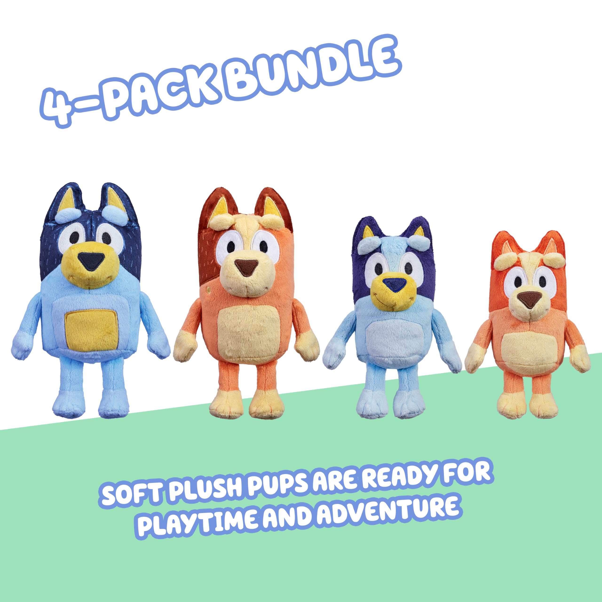 Bluey ブルーイ ヒーラー一家 ぬいぐるみ 4体セット Amazon.com: Bluey Heeler Family Stuffed Animal Set of 4, 7-8