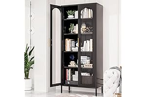 Glass Door Cabinet: Stylish Storage Solution for Displaying Treasures