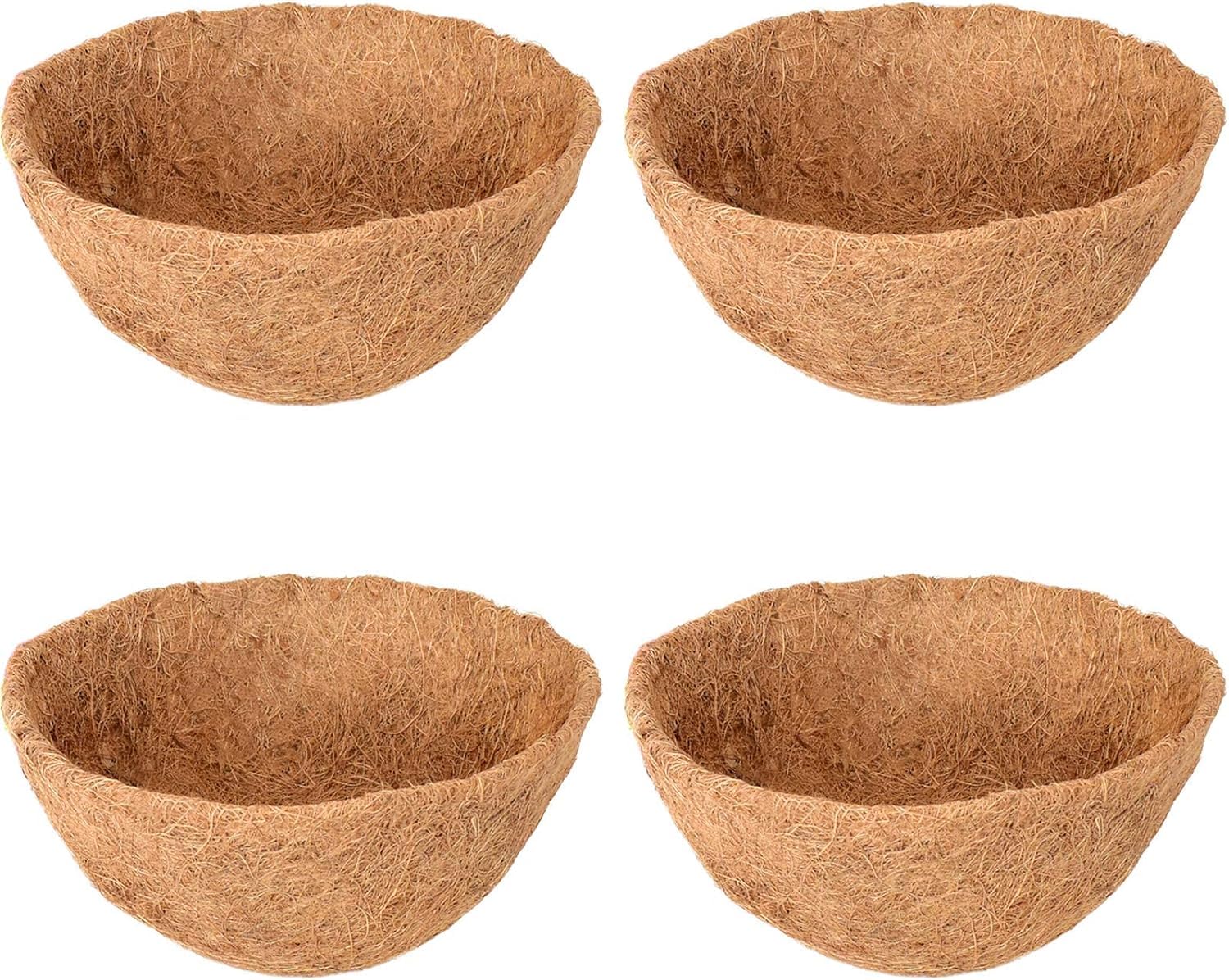 2PCS Trough Coco Replacement Liners,24/30/36/48 Inch Wall-mounted Coco Liner Trough,Coco Liner for Window Box & Hanging Trough Planters (24 Inch-2PCS) — view 8