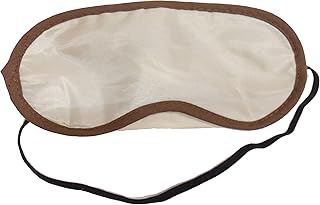 غطاء العين للنوم والسفر والرحلات للجنسين لون بيج
