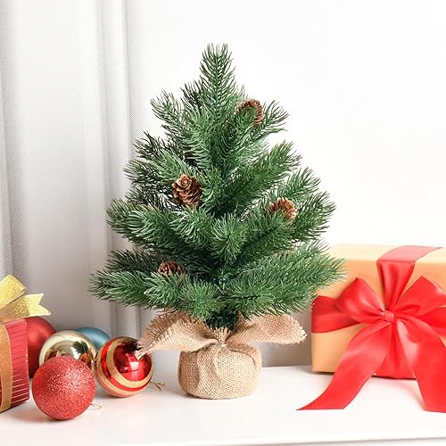 Vista 9 de Árbol de Navidad preiluminado de 6 pies, árbol de Navidad de abeto artificial con 600 puntas de ramas de PVC y 250 luces LED blancas cálidas, fácil