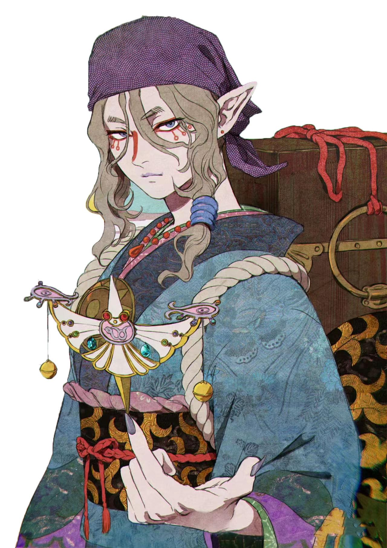 Amazon | モノノ怪 劇場版 しおり 栞 ブックマーク 薬売り 天称 浮世絵