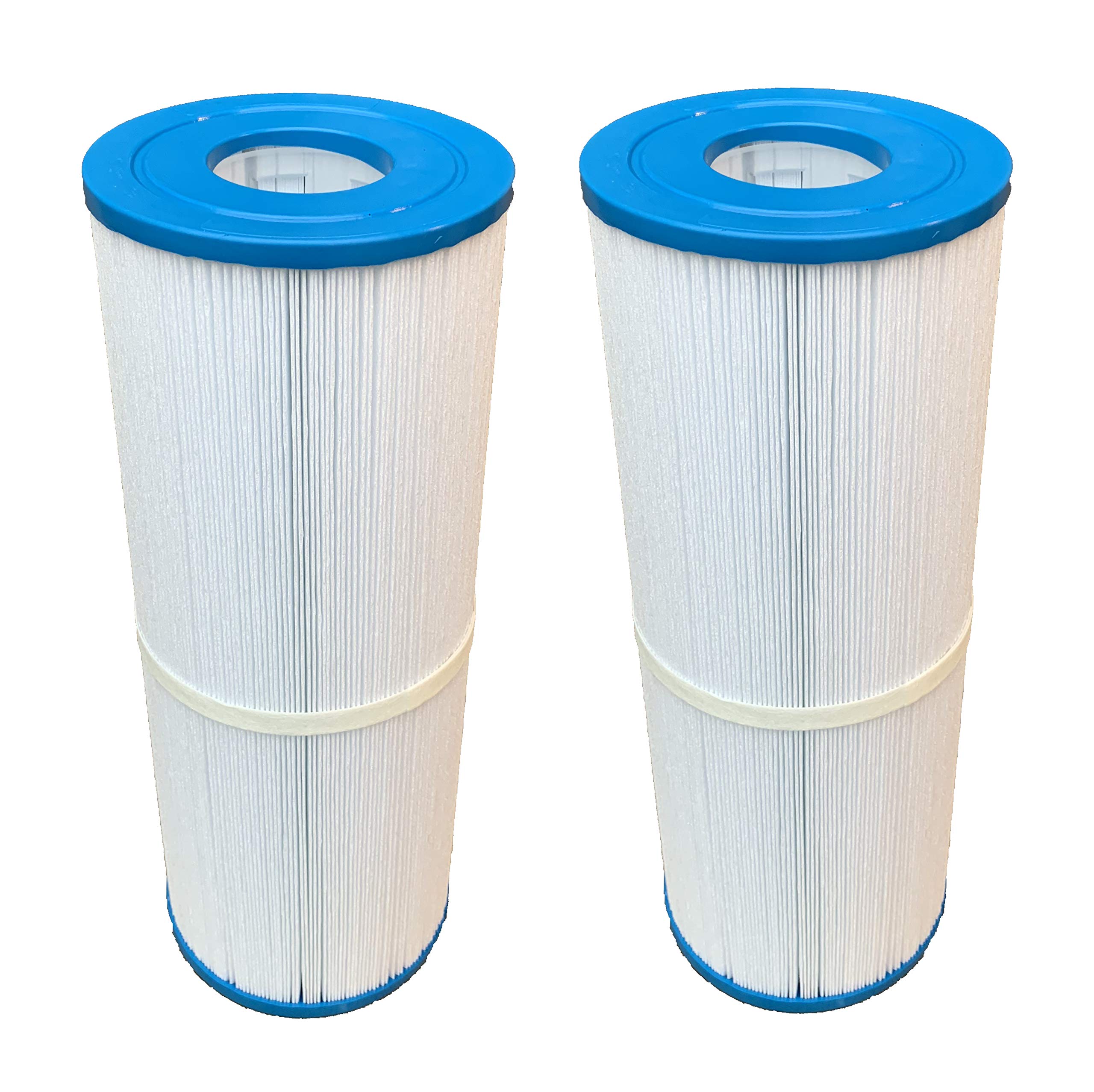 Happy Hot Tubs Happy HHTRB50H Hot Tub Filter Compatible With Pleatco PRB50-IN C-4950 FC-2390 SC706 Blue Whale Arctic Coast Hydropool Vita Spa (2 Pack)