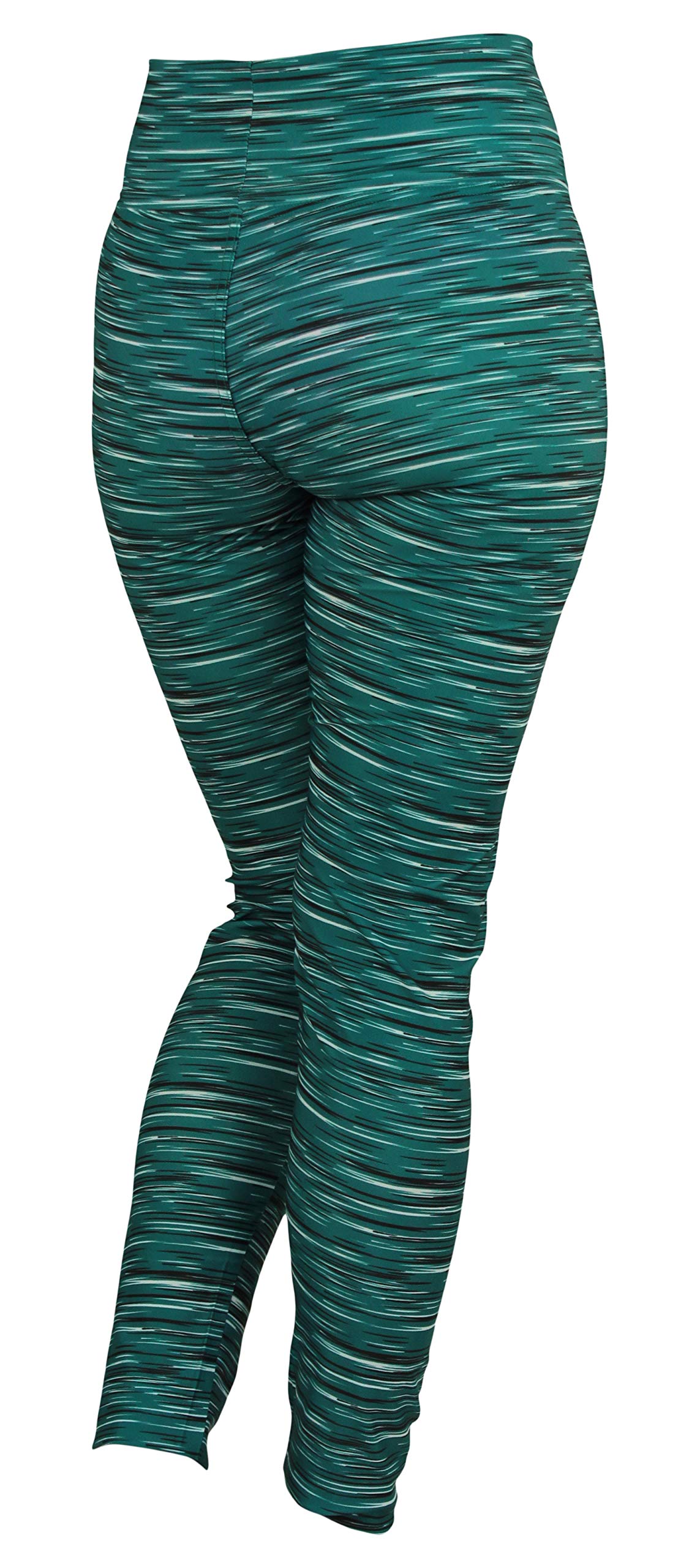 Zubaz NFL Women's Space Dye Legging, Philadelphia Eagles, X-Small