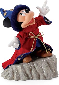 Department 56 Possible Dreams Disney Fantasia 80th Anniversary Sorcerer Mickey Mouse Figurine, 10 Inch, Multicolor